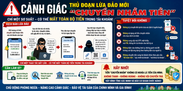 Công an cảnh báo thủ đoạn lừa đảo chuyển tiền giả mạo gây mất tài sản cho người dân - Ảnh 1. Công an cảnh báo thủ đoạn lừa đảo chuyển tiền giả mạo gây mất tài sản cho người dân - Ảnh 1.