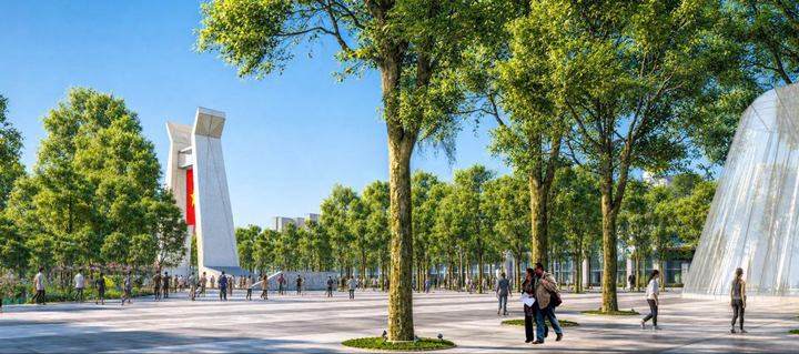 H&agrave; Nội khảo s&aacute;t &yacute; tưởng đặt Khải ho&agrave;n m&ocirc;n b&ecirc;n hồ Ho&agrave;n Kiếm năm 2026 - Ảnh 4.