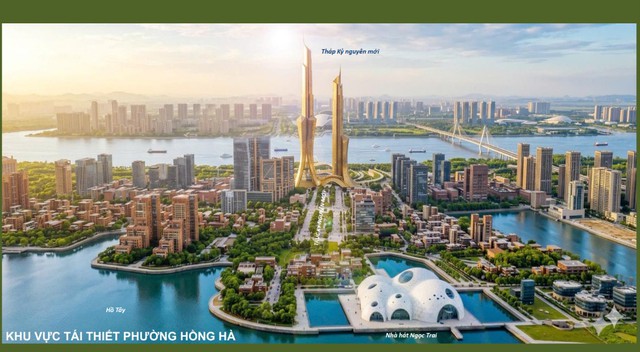 H&eacute; lộ phối cảnh 'si&ecirc;u' Th&aacute;p Kỷ nguy&ecirc;n 109 tầng dự kiến x&acirc;y b&ecirc;n s&ocirc;ng Hồng - Ảnh 2.