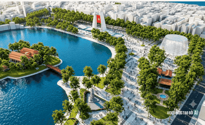 Ngắm viễn cảnh quy hoạch lại Hồ Gươm: Khải Hoàn Môn 36m cùng quảng trường tạo nên cảnh tượng choáng ngợp - Ảnh 2.