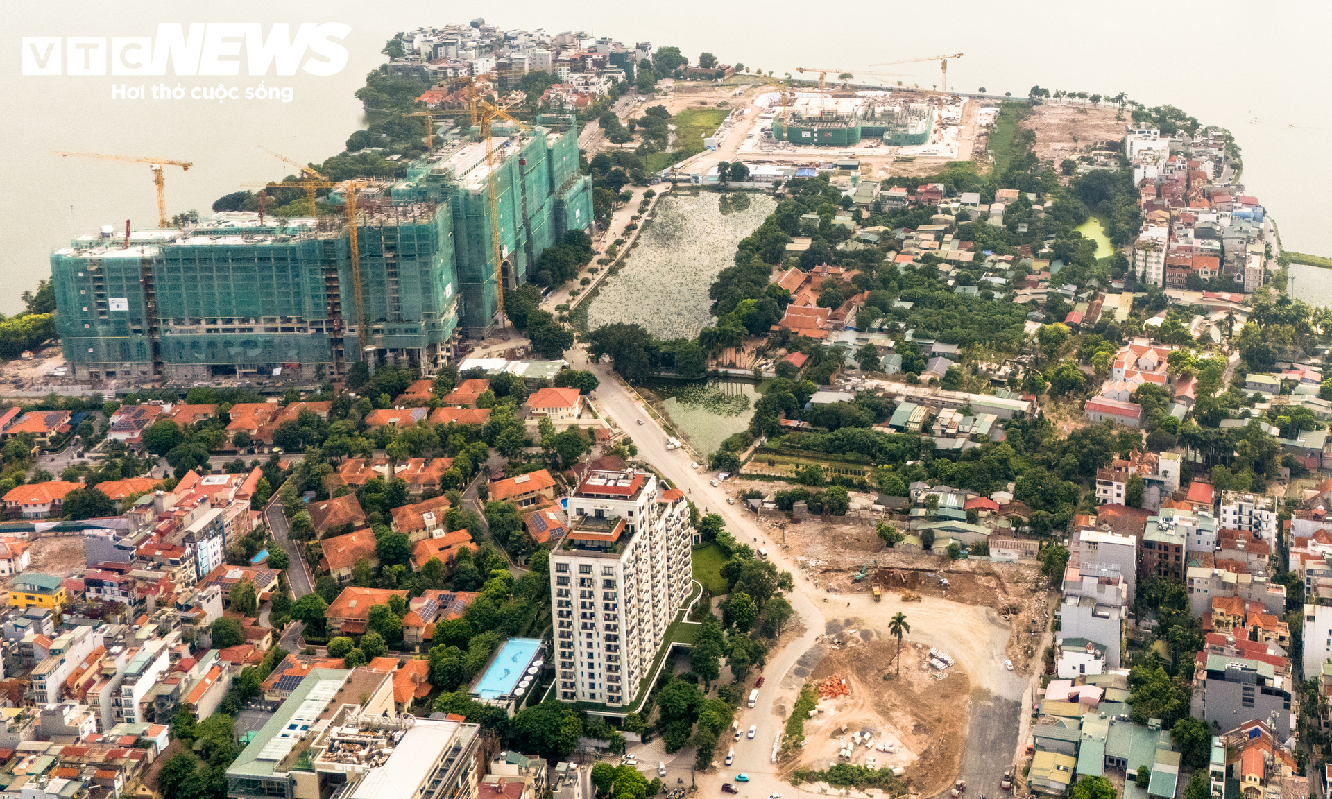 Dự &aacute;n giao th&ocirc;ng H&agrave; Nội: Tuyến đường Đặng Thai Mai rộng 90m b&ecirc;n Hồ T&acirc;y sắp ho&agrave;n thiện - Ảnh 14.