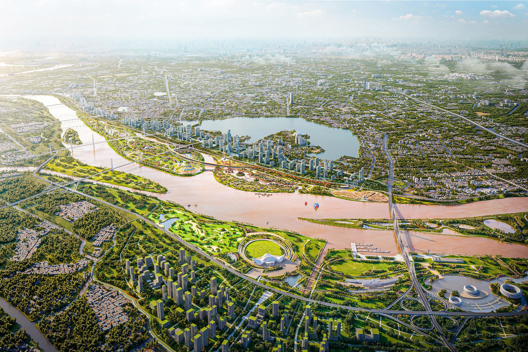 Quy hoạch đ&ocirc; thị H&agrave; Nội 2026: S&ocirc;ng Hồng mở ra kh&ocirc;ng gian ph&aacute;t triển mới cho Thủ đ&ocirc; - Ảnh 2.