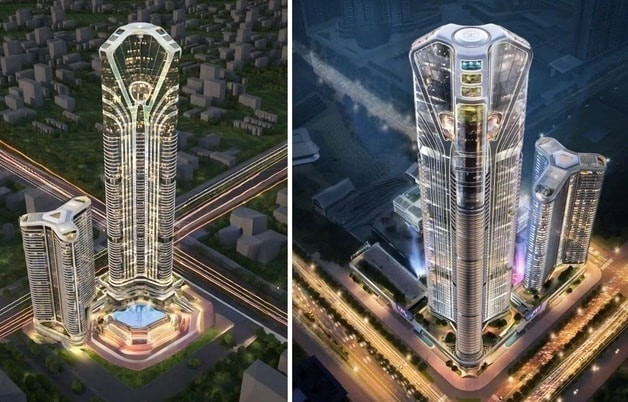 Việt Nam sắp c&oacute; t&ograve;a th&aacute;p cao 388m được lấy cảm hứng từ h&igrave;nh tượng rồng trong văn h&oacute;a &Aacute; Đ&ocirc;ng, c&oacute; b&atilde;i đỗ trực thăng v&agrave; kỳ vọng trở th&agrave;nh &ldquo;n&oacute;c nh&agrave; miền Bắc&rdquo; - Ảnh 2.
