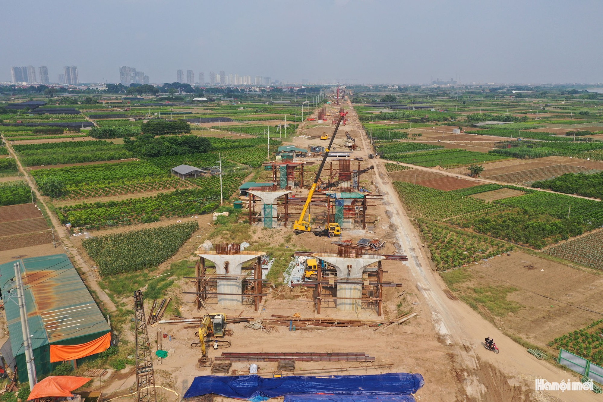 Cầu Ngọc Hồi thi c&ocirc;ng Rầm rộ hướng đến ho&agrave;n th&agrave;nh trước APEC 2027 - Ảnh 14.