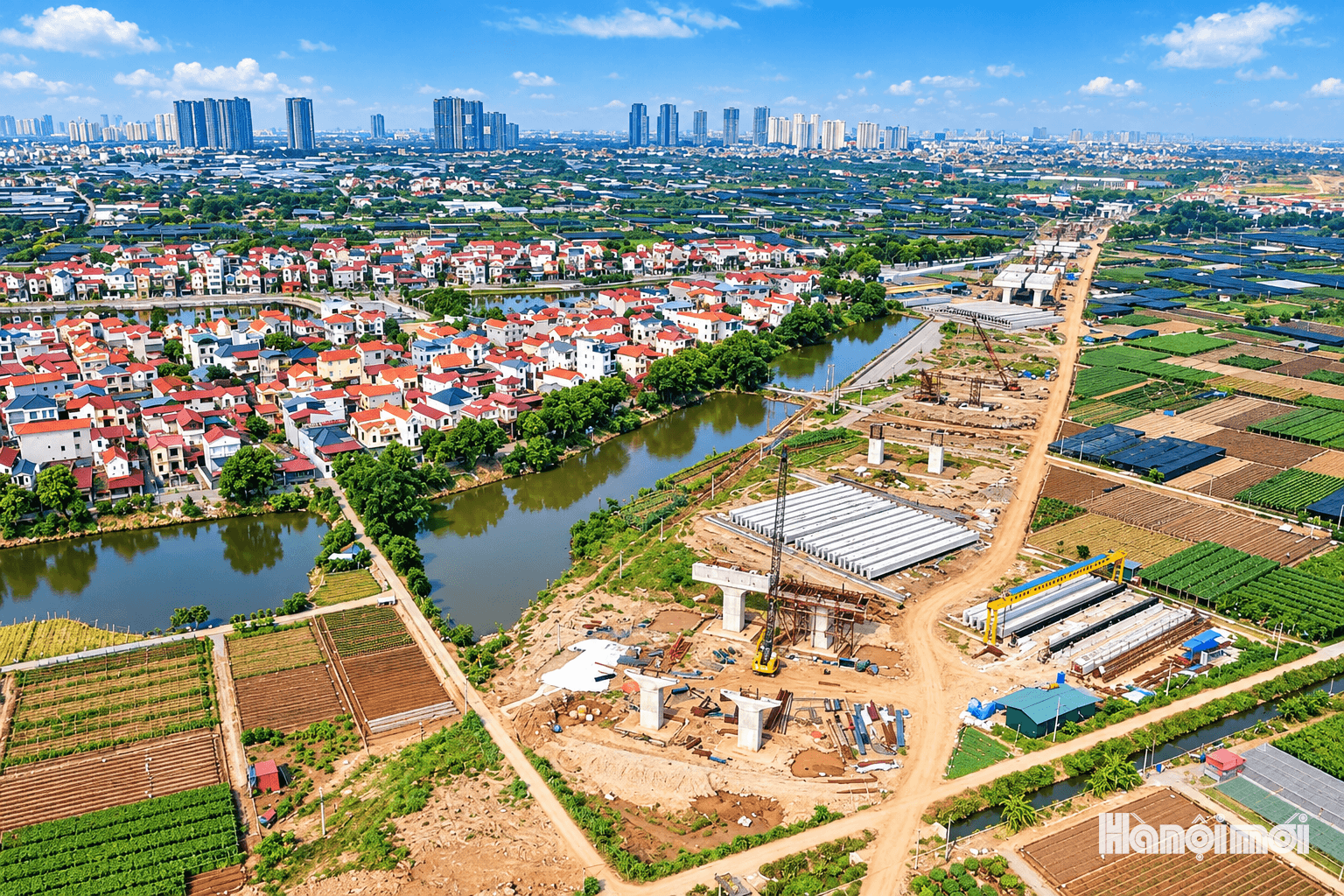 Cầu Ngọc Hồi thi c&ocirc;ng Rầm rộ hướng đến ho&agrave;n th&agrave;nh trước APEC 2027 - Ảnh 12.