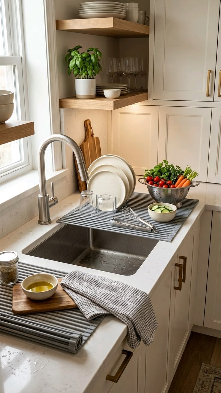 Bồn rửa đôi từng là tiêu chuẩn, vì sao nhiều gia đình làm bếp mới lại bỏ? - Ảnh 3. Bồn rửa đôi từng là tiêu chuẩn, vì sao nhiều gia đình làm bếp mới lại bỏ? - Ảnh 3.