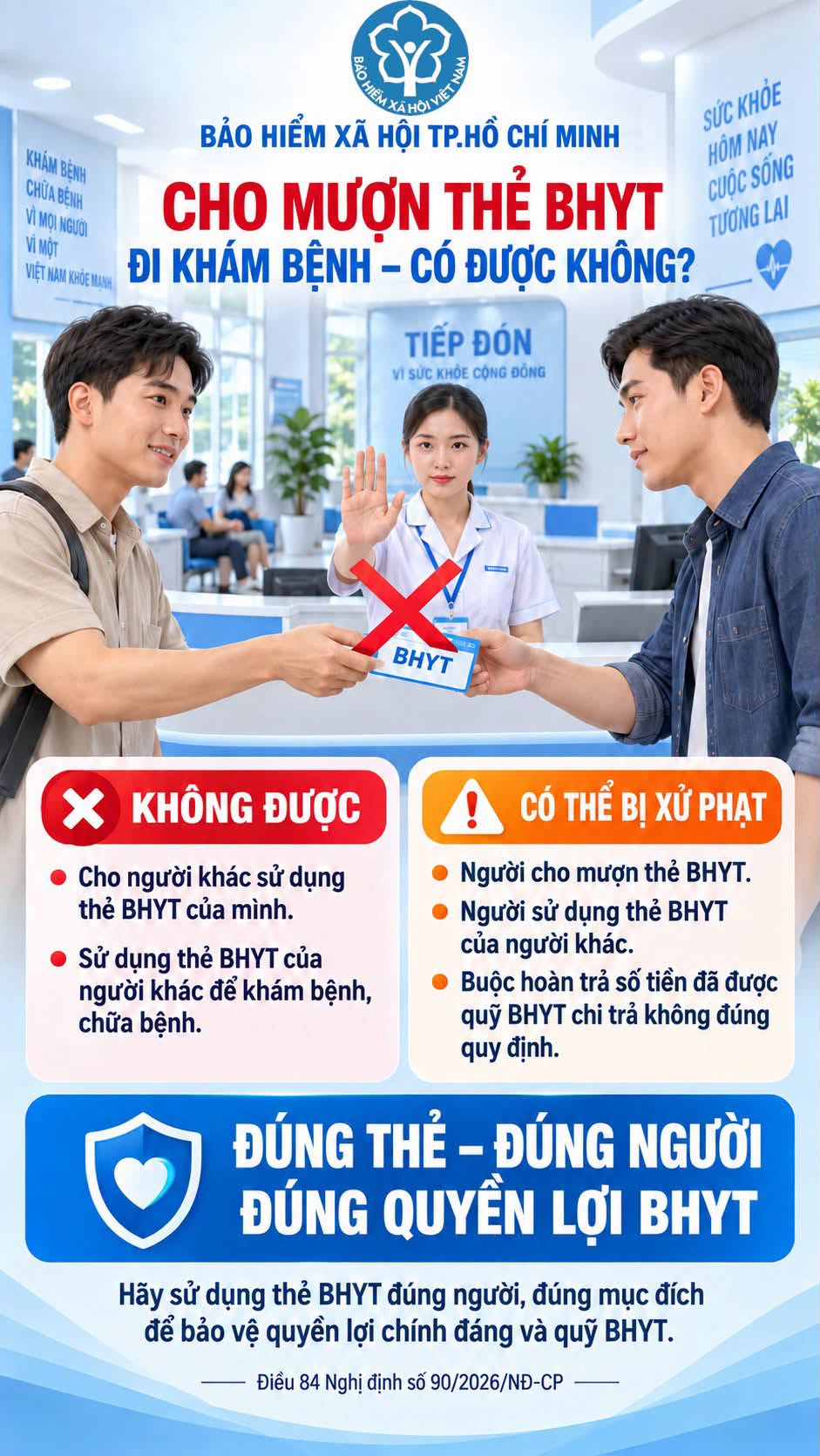 Cơ quan Bảo hiểm xã hội cảnh báo về việc sử dụng thẻ bảo hiểm y tế không đúng cách - Ảnh 1. Cơ quan Bảo hiểm xã hội cảnh báo về việc sử dụng thẻ bảo hiểm y tế không đúng cách - Ảnh 1.