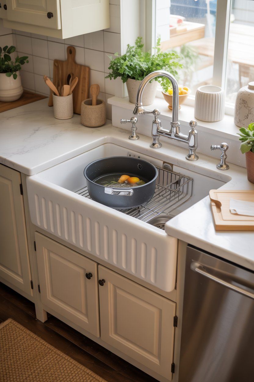 Bồn rửa đôi từng là tiêu chuẩn, vì sao nhiều gia đình làm bếp mới lại bỏ? - Ảnh 4. Bồn rửa đôi từng là tiêu chuẩn, vì sao nhiều gia đình làm bếp mới lại bỏ? - Ảnh 4.