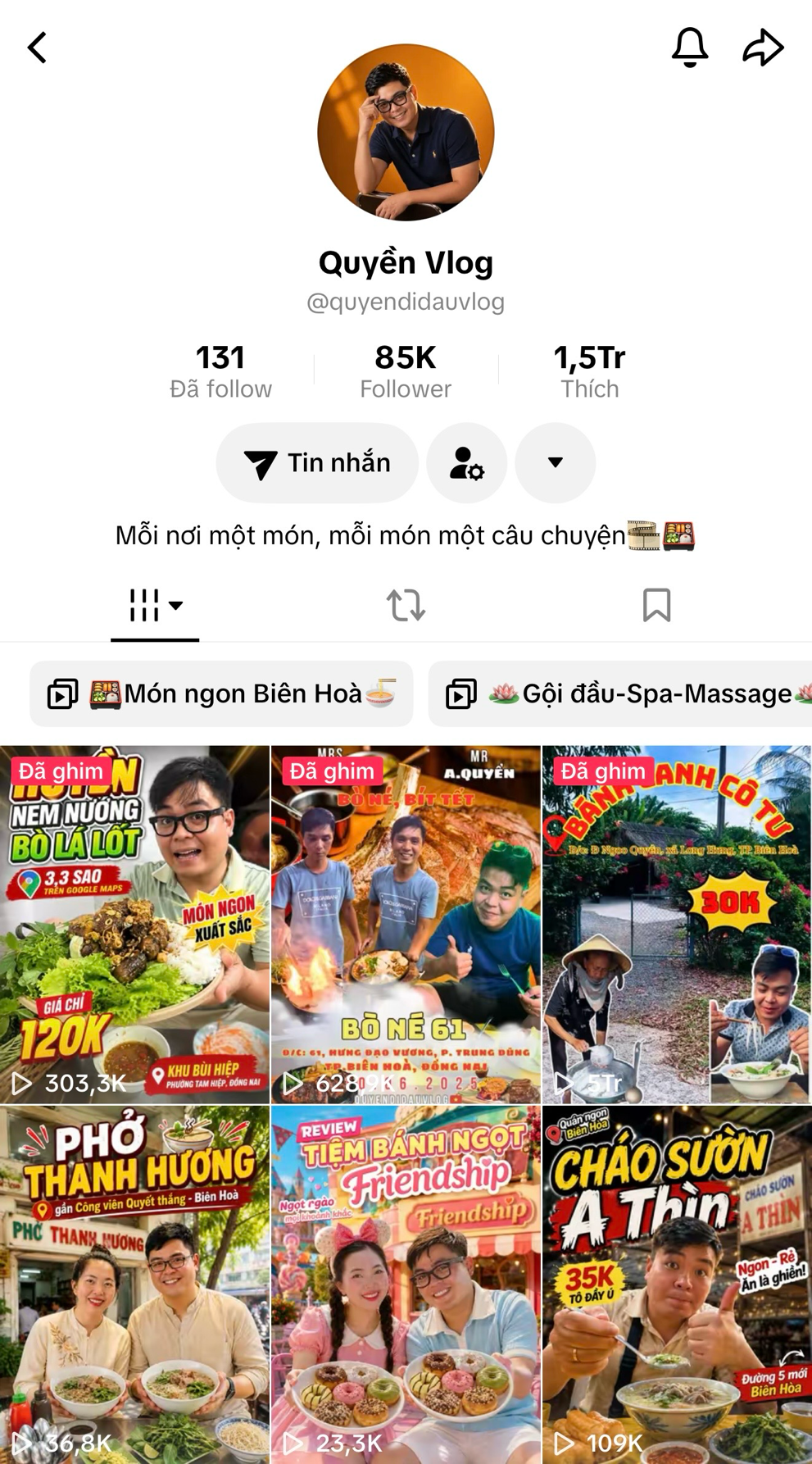 L&ecirc;&nbsp;Minh Quyền&nbsp;-&nbsp;S&aacute;ng tạo nội dung&nbsp;từ g&oacute;c phố, m&oacute;n ăn&nbsp;Bi&ecirc;n H&ograve;a - Ảnh 2.