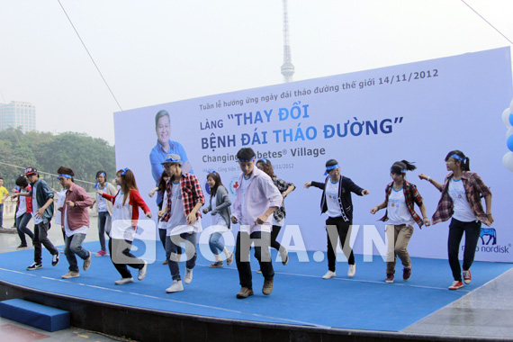 Giới trẻ Hà Thành nhảy flash mob để “thay đổi bệnh đái tháo đường” 3