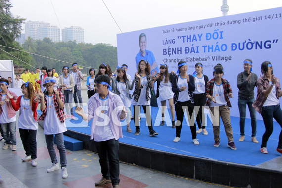 Giới trẻ Hà Thành nhảy flash mob để “thay đổi bệnh đái tháo đường” 4