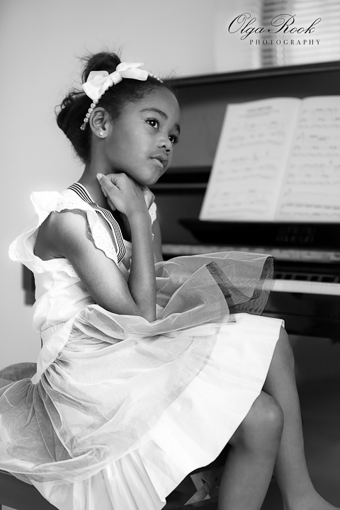  	Hồi nhỏ Condoleezza Rice là một cô bé yêu âm nhạc