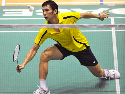 
	Tiến Minh đã giành quyền vào tứ kết giải Grand Prix Gold - Úc mở rộng 2013. Ảnh: Quang Liêm
