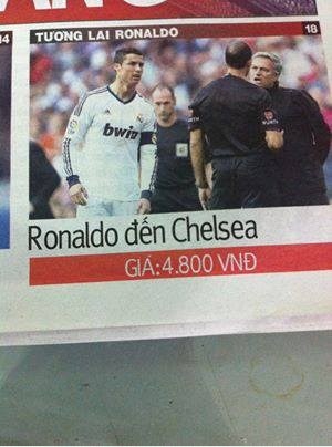 	Cris Ronaldo đến Chelsea với giá xấp xỉ 1 chiếc... kem mút tại Việt Nam?