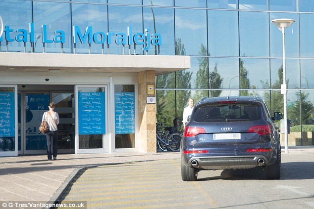  	Bale tới bệnh viện của Real để chẩn đoán chấn thương