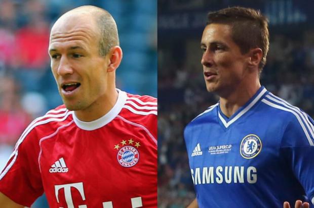  	Arjen Robben - Fernando Torres 29 tuổi