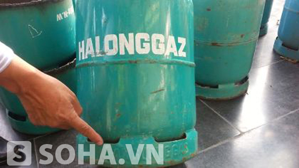 	Một sản phẩm mang tên Halonggaz được phát hiện đã sử dụng bình gas của hãng khác.