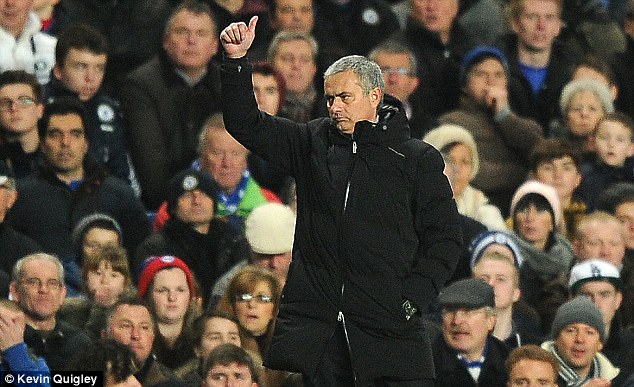  	Jose Mourinho hài lòng khi biết chắc các học trò đã mang về 3 điểm