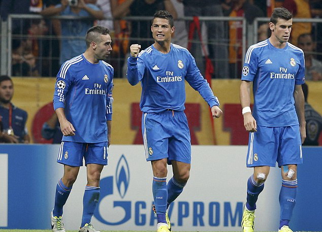  	Cris Ronaldo đã có một bàn thắng rất đẹp ở lượt đầu vòng bảng Champions League đêm qua