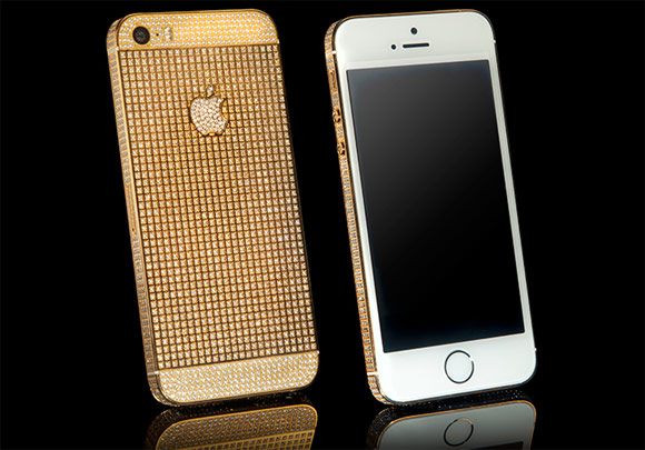 Goldgine giới thiệu iPhone 5s đính đá quý tinh tế