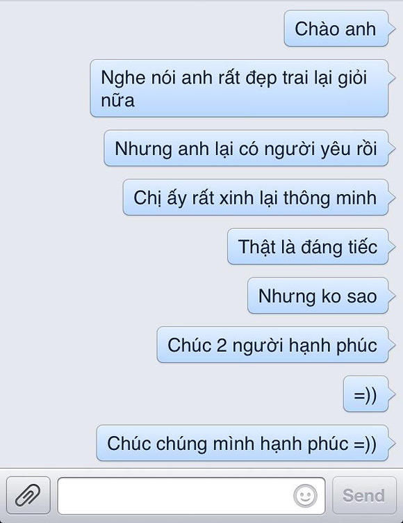 
	Những tin nhắn hạnh phúc của cặp đôi “An-Toàn” vẫn được chia sẻ trên FaceBook cá nhân 