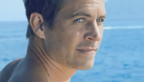 Paul Walker trong clip quảng cáo nước hoa Cool Water của Davidoff - Ảnh: chụp màn hình
