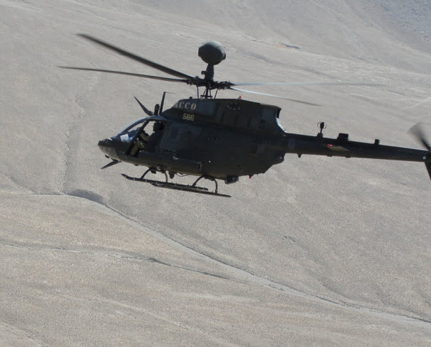 Hệ thống điện tử hàng không hiện đại là một trong những điểm cải tiến mạnh của OH-58D so với các phiên bản trước đó.