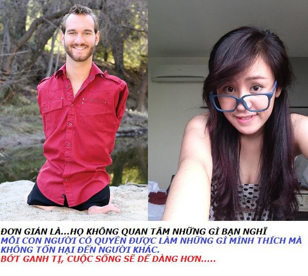 Đào Trọng Thịnh ghép ảnh Bà Tưng với Nick Vujicic