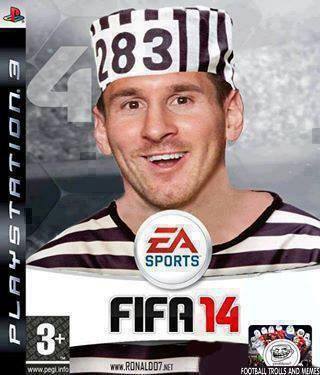 	Phiên bản game FIFA 14, Messi khoác áo 