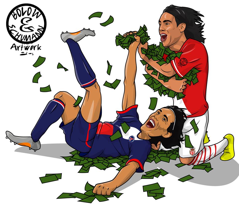 	Cuộc sống vinh hoa phú quý của Cavani và Falcao