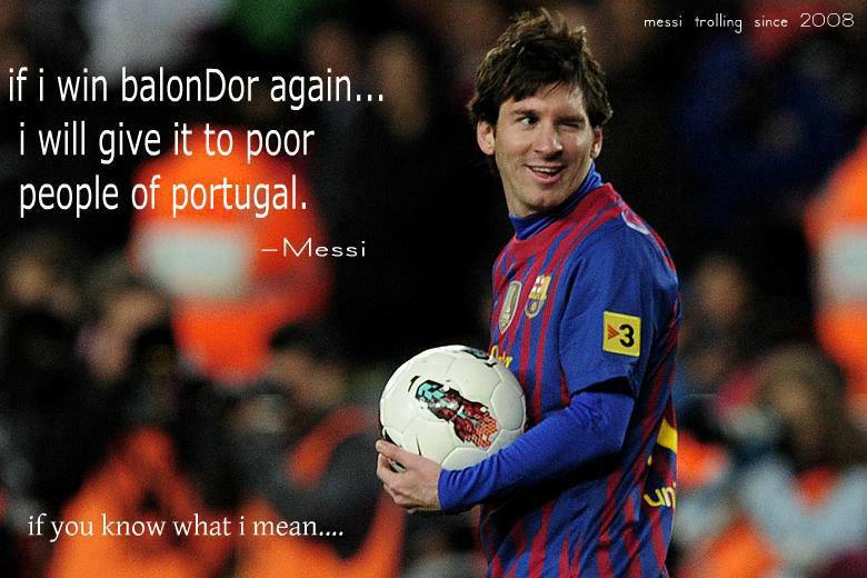 
	Messi ám chỉ ai vậy?