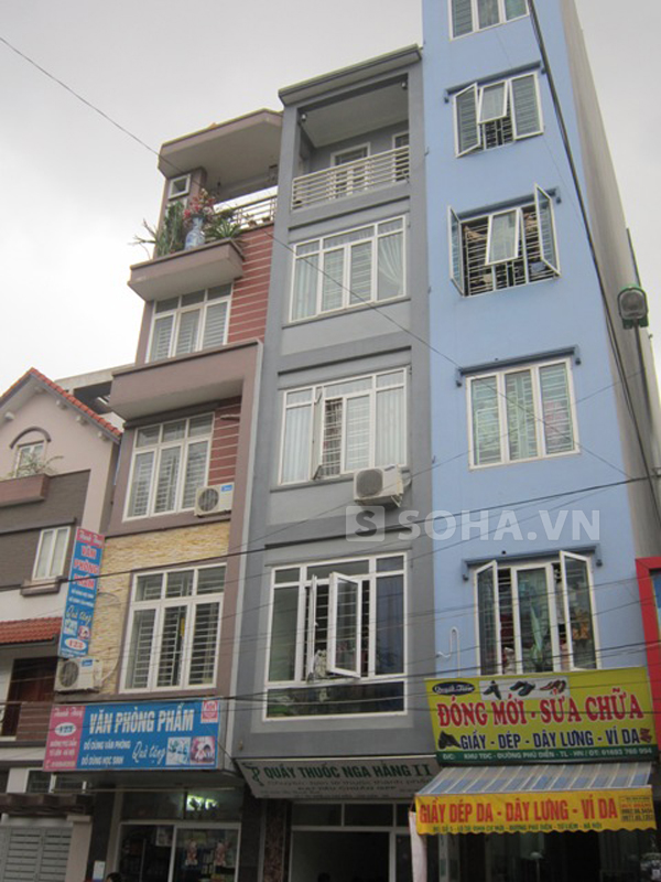 Ngôi nhà trong khu tái định cư Phú Diễn thuộc xã Phú Diễn, huyện Từ Liêm, Hà Nội.