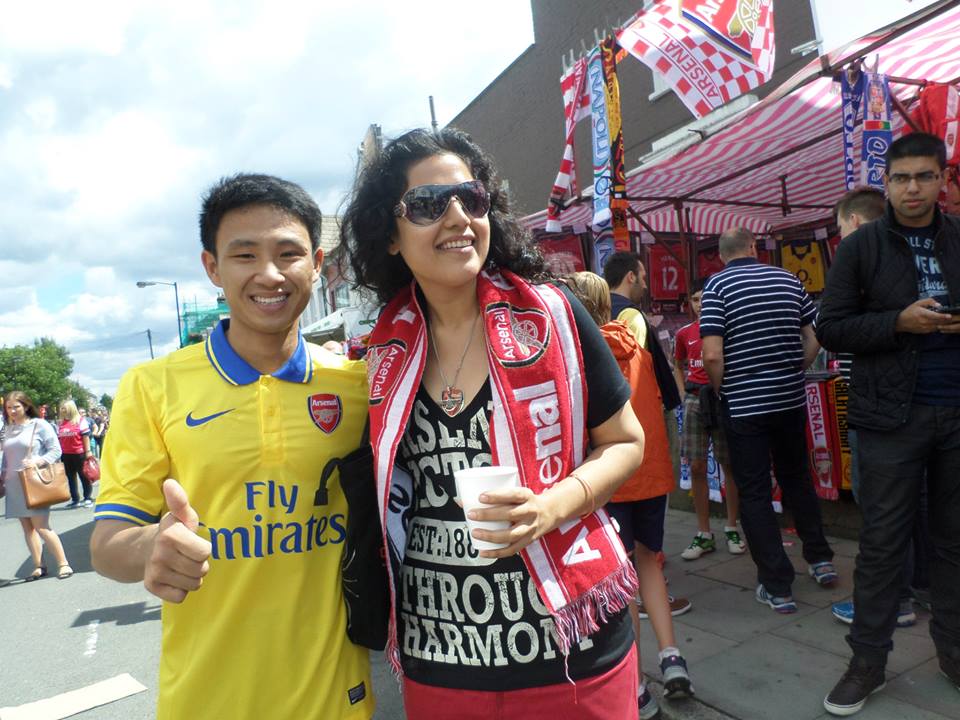 	Rạng rỡ bên 1 fan nữ Arsenal