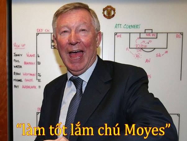 	Sir Alex có lời khen cho David Moyes