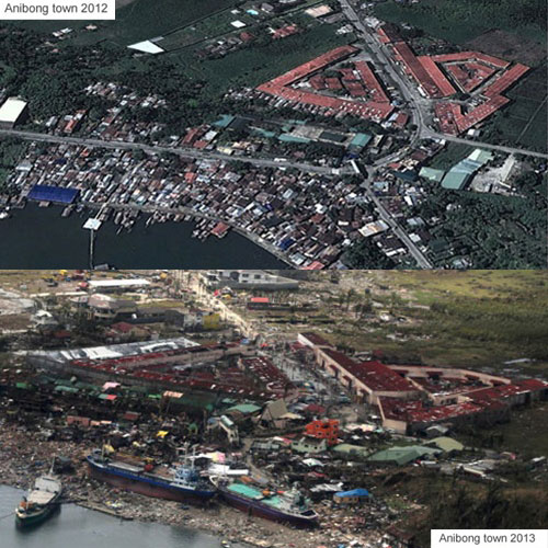 
	Cảnh hoang tàn của Philippines sau cơn bão