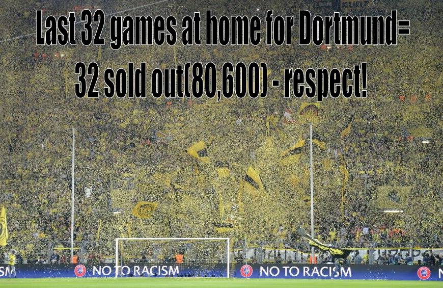 
	32 trận sân nhà, trận nào cũng kin sân, CĐV Dortmund công nhận là &quot;bá&quot;