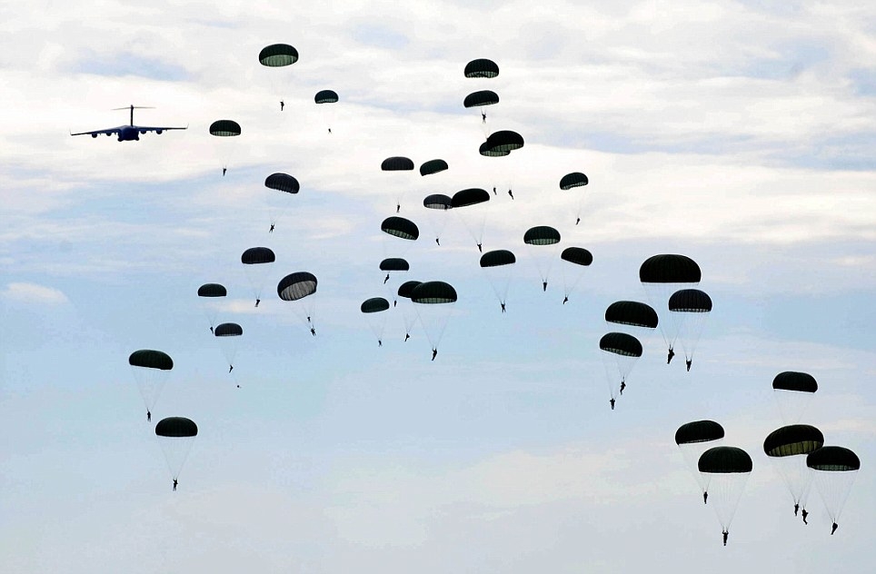 Tuần lễ nhảy dù của không quân Mỹ diễn ra tại Fort Bragg, Fayetteville ở Bắc Carolina