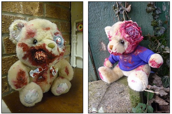 Bạn có dũng cảm đến đủ để xem xác sống Teddy Zombie không? Hình ảnh đầy kinh dị về một Teddy Bear trở thành xác sống chắc chắn sẽ khiến bạn ngỡ ngàng.