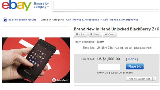 Chiếc BlackBerry Z10 đầu tiên trên thế giới có giá bán... 31 triệu đồng 2