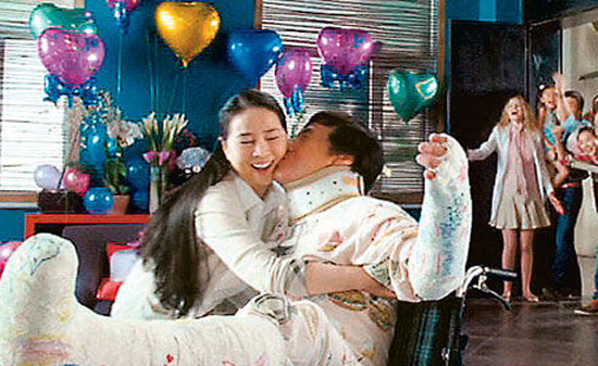 Lâm Phụng Kiều xuất hiện với vai trò khách mời trong bộ phim "12 con giáp" - phim hành động cuối cùng trong nghiệp diễn của Thành Long.