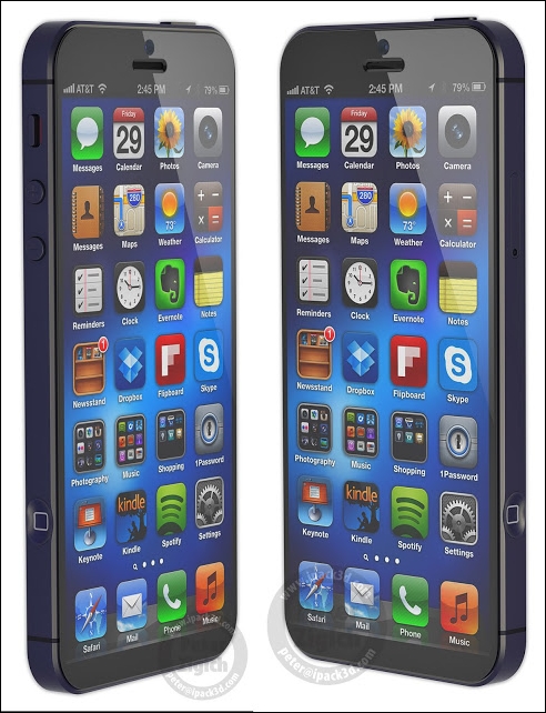 Thiết kế iPhone 6 với nút Home nằm bên cạnh máy 2