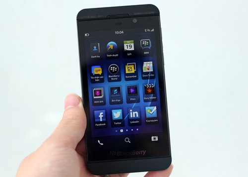 BlackBerry Z10 một trong những smartphone hot nhất hiện nay.Ảnh: Tuấn Anh.