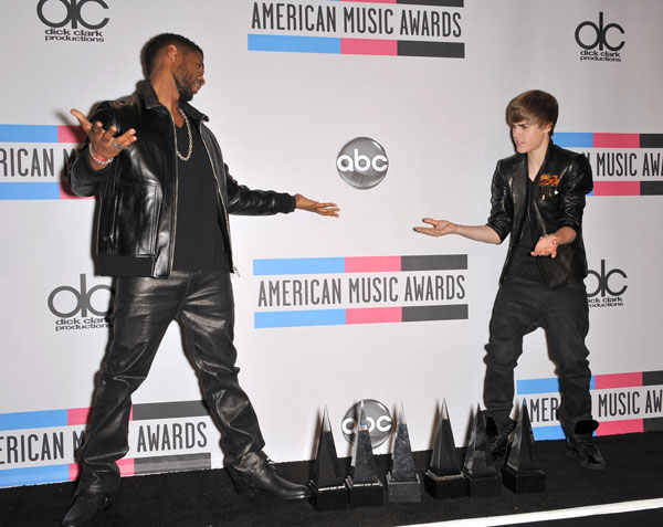 Bieber đã may may trở thành học trò của nam ca sĩ tài năng Usher.