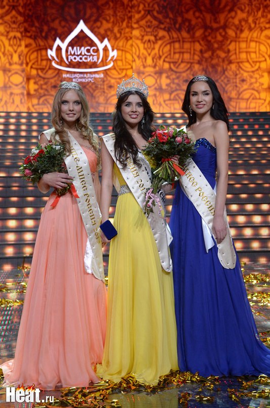 Ba người đẹp nhất cuộc thi Hoa hậu Nga