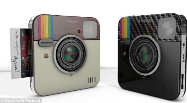 The instagram camera contain a mini printer so it can produce postcards instantly