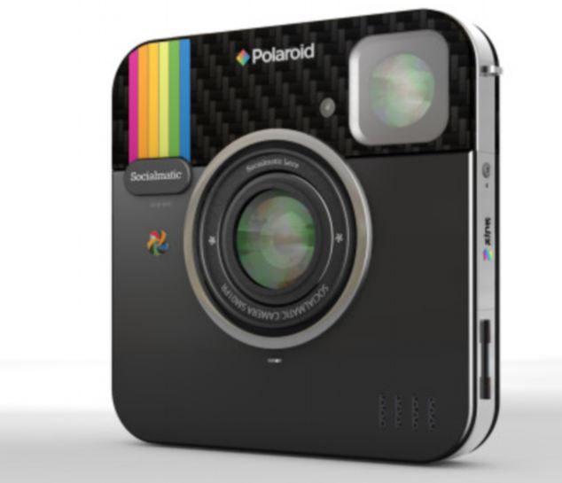 The camera will be branded with Polaroid, who previously made small instant cameras but have struggled since the advent of digital photography.