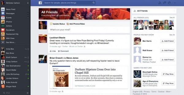 Săm soi giao diện mới cực ấn tượng của Facebook 8