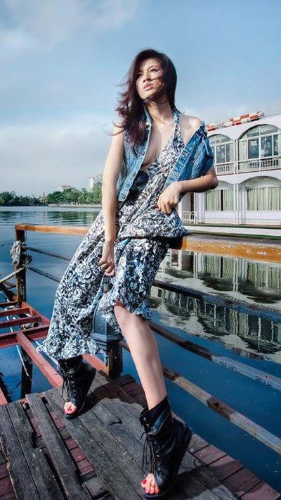 Hình ảnh sexy, cá tính mà người mẫu Trang Trần