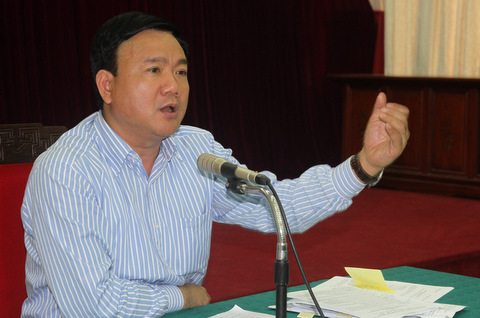 Bộ trưởng Giao thông Đinh La Thăng. Ảnh: Nguyễn Hưng