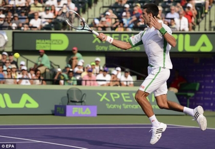 Djokovic thắng tốc hành tại Miami Open